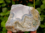 Natural Blue Lace Agate Geode Specimens x 12 From Nsanje, Malawi - Toprock Gemstones and Minerals 