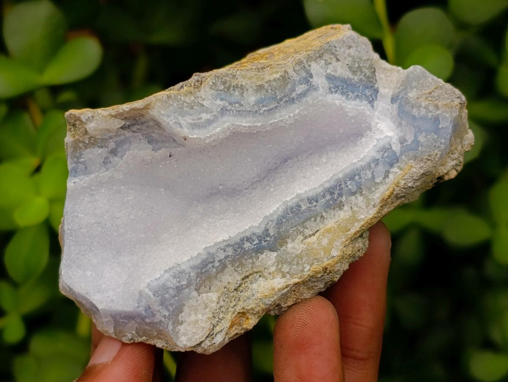 Natural Blue Lace Agate Geode Specimens x 12 From Nsanje, Malawi - Toprock Gemstones and Minerals 