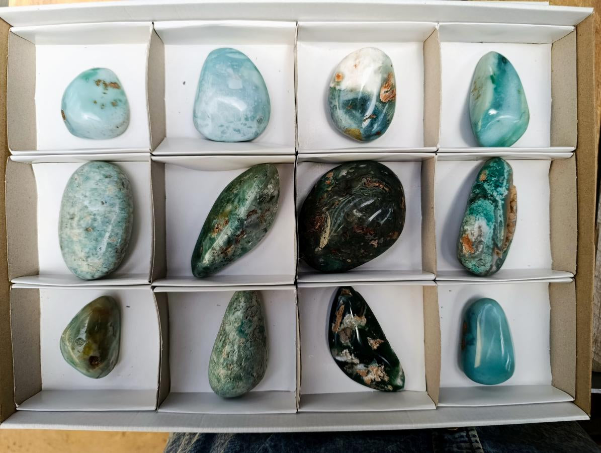 Polished Mtorolite Free Forms x 12 From Mutorashanga, Zimbabwe - Toprock Gemstones and Minerals 