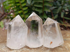 Polished Clear Quartz Display Crystals x 12 From Madagascar - Toprock Gemstones and Minerals 