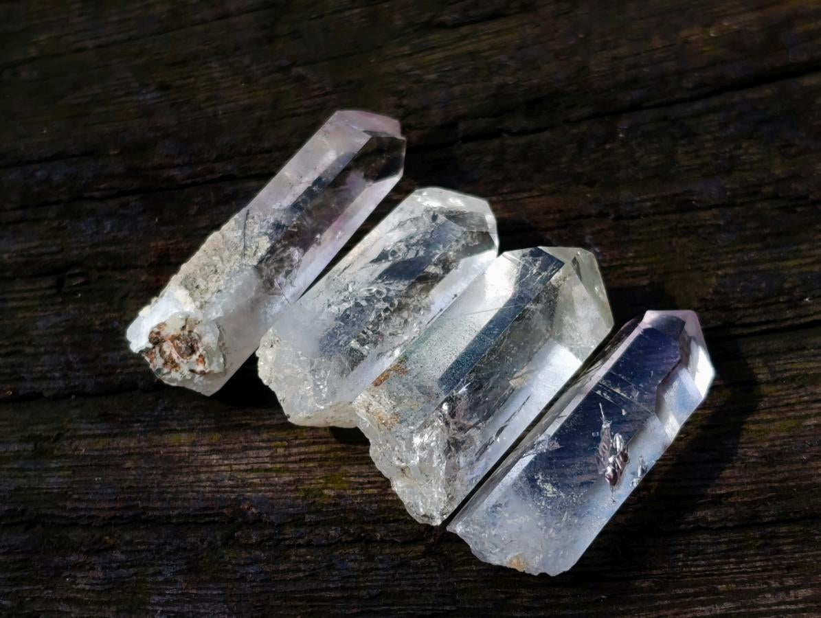Natural Brandberg Window Quartz Crystals x 70 From Brandberg, Namibia - Toprock Gemstones and Minerals 