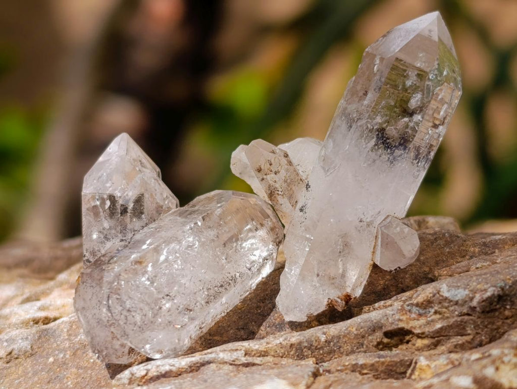 Natural Brandberg Window Quartz Crystals x 70 From Brandberg, Namibia - Toprock Gemstones and Minerals 
