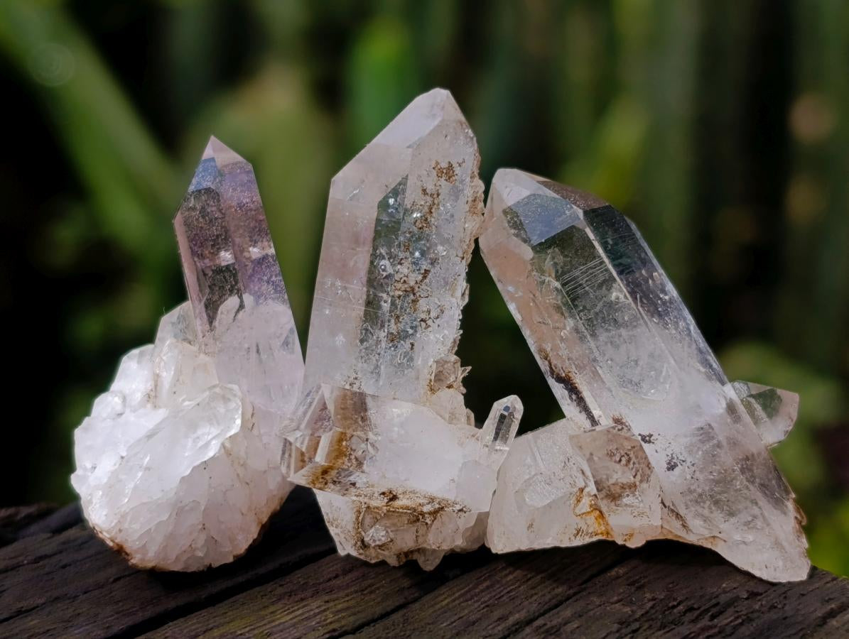 Natural Brandberg Window Quartz Crystals x 70 From Brandberg, Namibia - Toprock Gemstones and Minerals 
