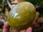 Polished Green Opal Standing Free Forms x 12 From Betroka, Madagascar - Toprock Gemstones and Minerals 