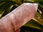 Polished Double Terminated Gemmy Rose Quartz Crystals x 3 From Madagascar - Toprock Gemstones and Minerals 