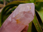 Polished Double Terminated Gemmy Rose Quartz Crystals x 3 From Madagascar - Toprock Gemstones and Minerals 