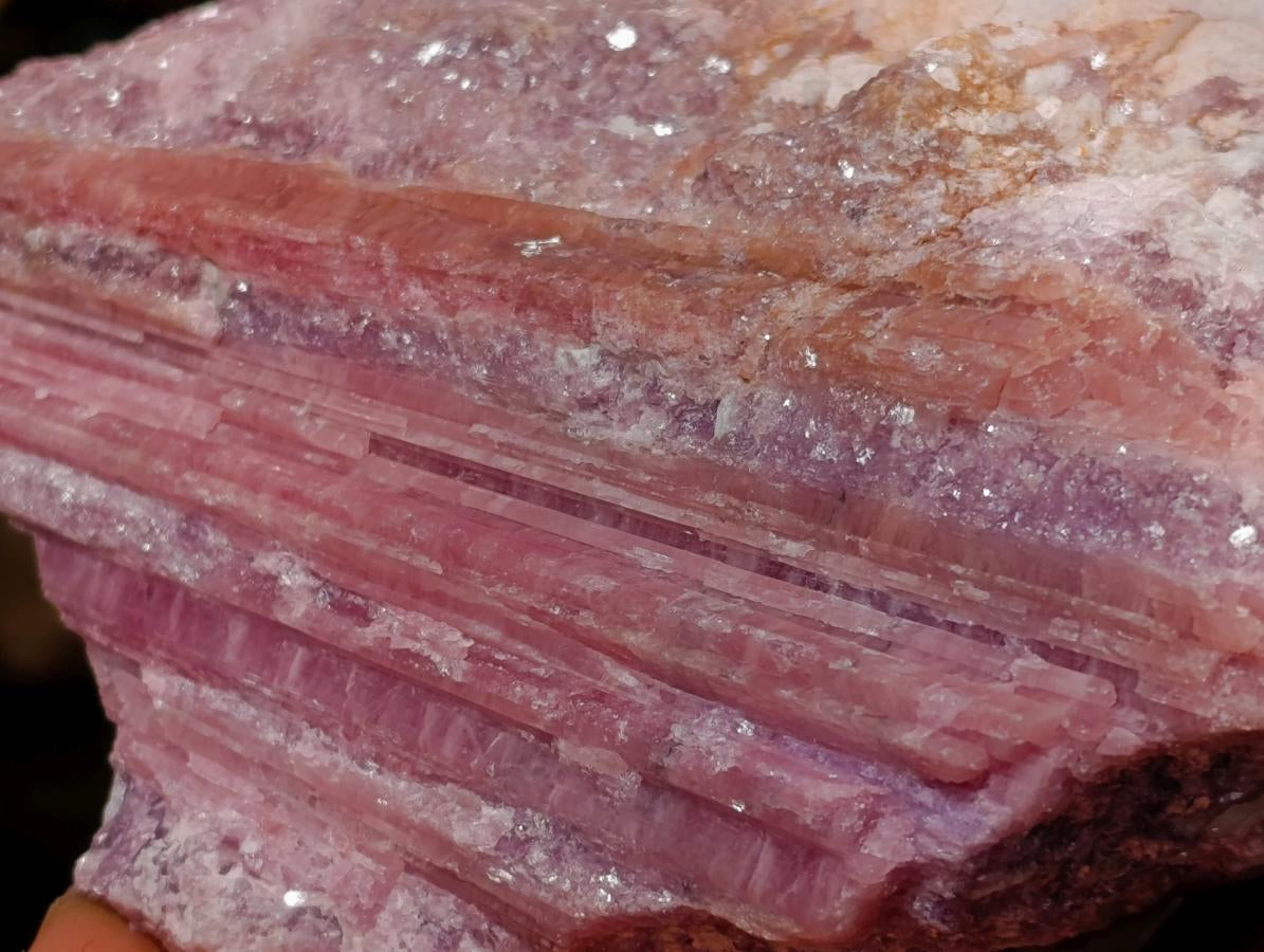 Natural Pink Rubellite Tourmaline Specimens x 2 From Karibib, Namibia - Toprock Gemstones and Minerals 
