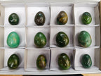 Polished Verdite Eggs x 12 From Zimbabwe - Toprock Gemstones and Minerals 
