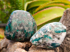 Polished Emerald Mica 'Mutokolite' Free Forms x 6 From Mutoko, Zimbabwe - Toprock Gemstones and Minerals 