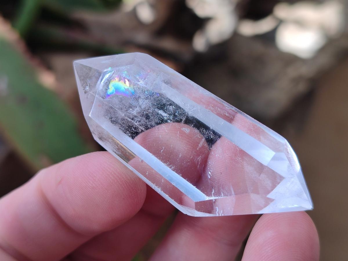Polished Double Terminated Clear Quartz Crystals x 20 From Madagascar - Toprock Gemstones and Minerals 