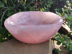 Polished Large Gemmy Rose Quartz Bowl x 1 From Madagascar - Toprock Gemstones and Minerals 