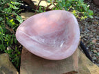 Polished Large Gemmy Rose Quartz Bowl x 1 From Madagascar - Toprock Gemstones and Minerals 