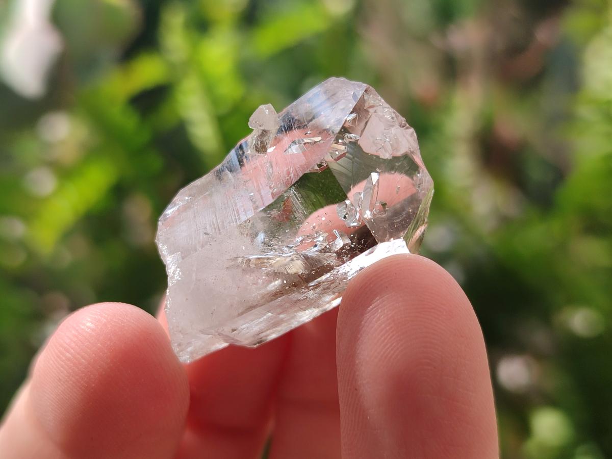 Natural Smokey Window Quartz Crystals x 35 From Brandberg, Namibia - Toprock Gemstones and Minerals 