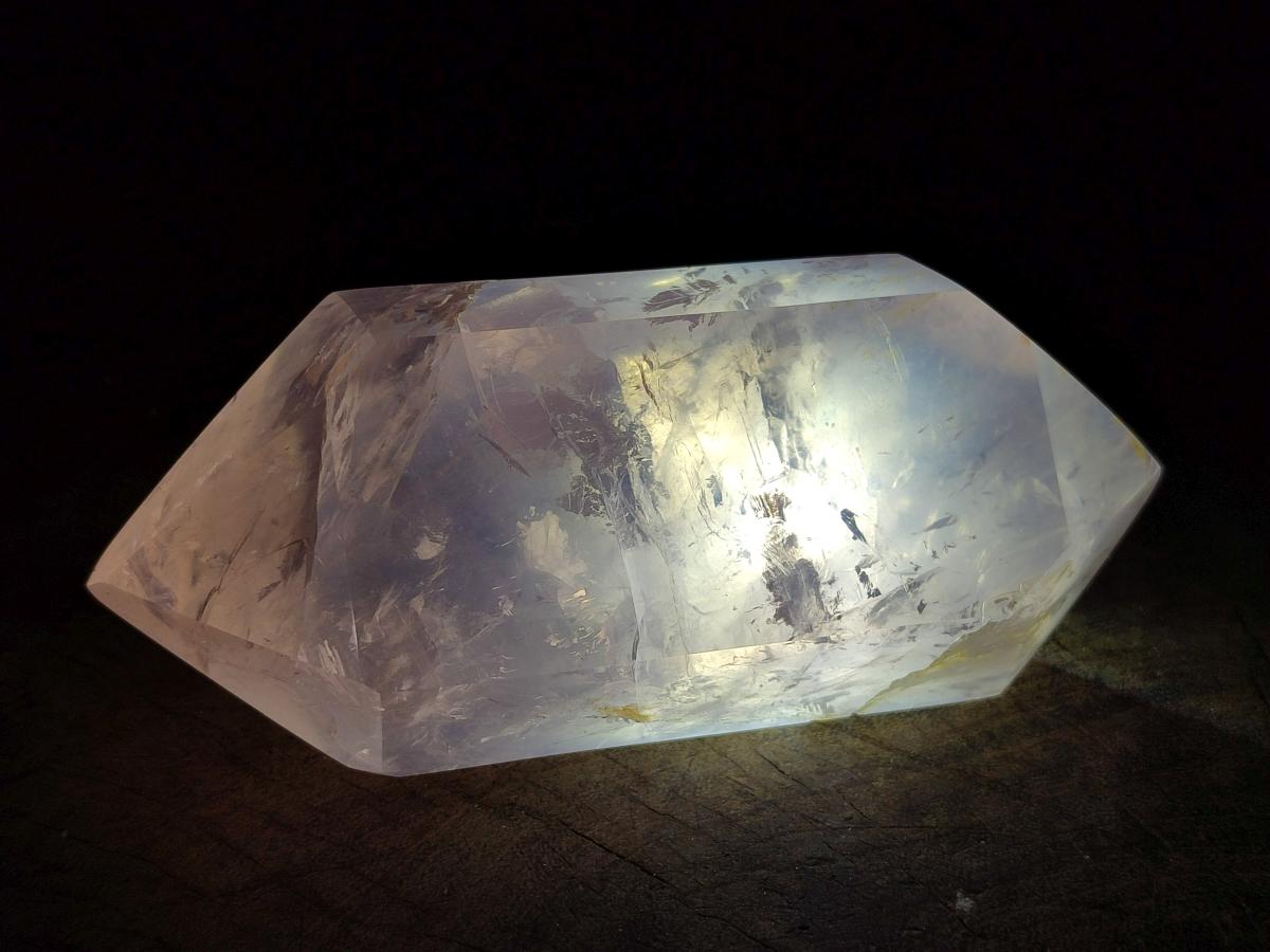 Polished Double Terminated Gemmy Rose Quartz Crystals x 3 From Madagascar - Toprock Gemstones and Minerals 