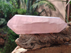 Polished Double Terminated Gemmy Rose Quartz Crystals x 3 From Madagascar - Toprock Gemstones and Minerals 