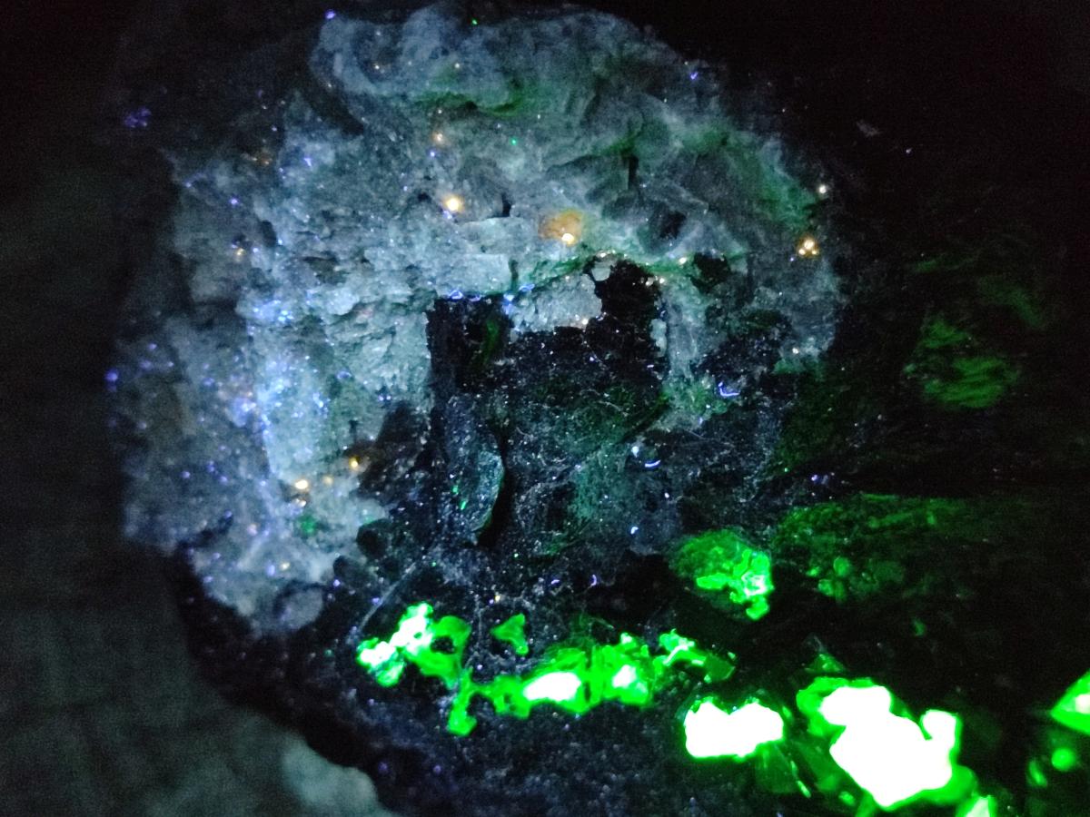 Natural Large Cabinet Schorl Black Tourmaline with Hyalite Opal x 1 From Erongo, Namibia - Toprock Gemstones and Minerals 