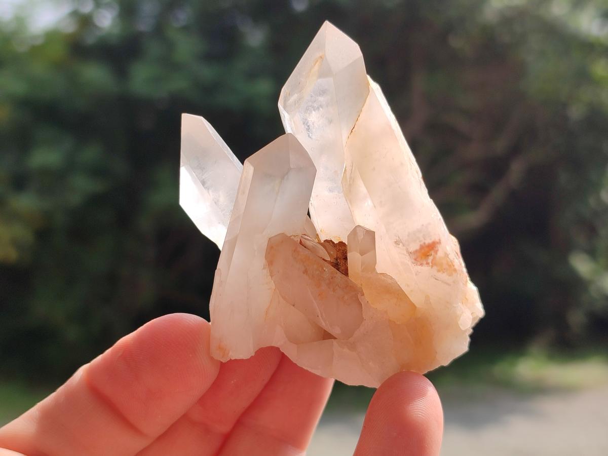 Natural Clear Cascading Quartz Crystal Clusters x 24 From Madagascar - Toprock Gemstones and Minerals 