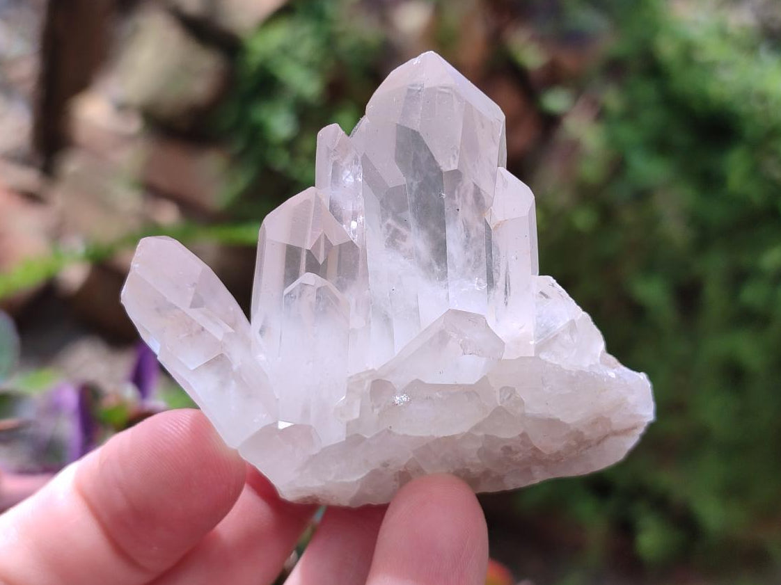 Natural Clear Cascading Quartz Crystal Clusters x 24 From Madagascar - Toprock Gemstones and Minerals 