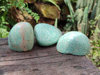 Polished Amazonite Free Forms x 24 From Zimbabwe - Toprock Gemstones and Minerals 