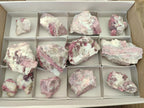 Natural Pink Rubellite Tourmaline Specimens x 12 From Karibib, Namibia - Toprock Gemstones and Minerals 