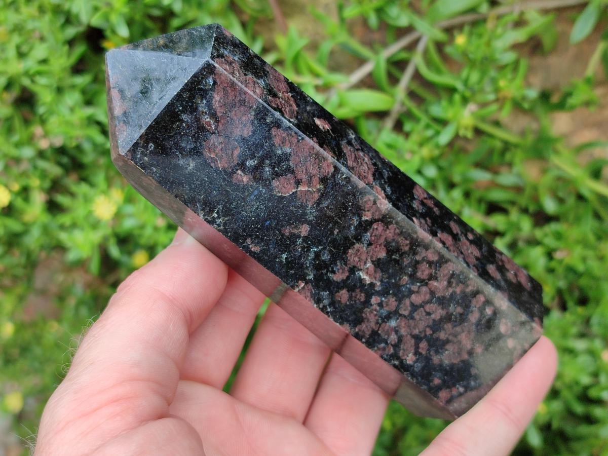 Polished Blue Iolite "Water Sapphire" Crystals x 3 From Madagascar - Toprock Gemstones and Minerals 