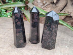 Polished Blue Iolite "Water Sapphire" Crystals x 3 From Madagascar - Toprock Gemstones and Minerals 