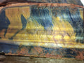 Natural Golden Blue Tigers Eye Slabs x 2 From Prieska, South Africa - Toprock Gemstones and Minerals 