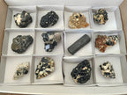 Natural Schorl Black Tourmaline Specimens with Inclusions x 12 From Erongo, Namibia - Toprock Gemstones and Minerals 