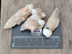 Natural Drusy Quartz Coated Spearhead Calcite Crystals x 39 From Albert's Mountain, Lesotho - Toprock Gemstones and Minerals 