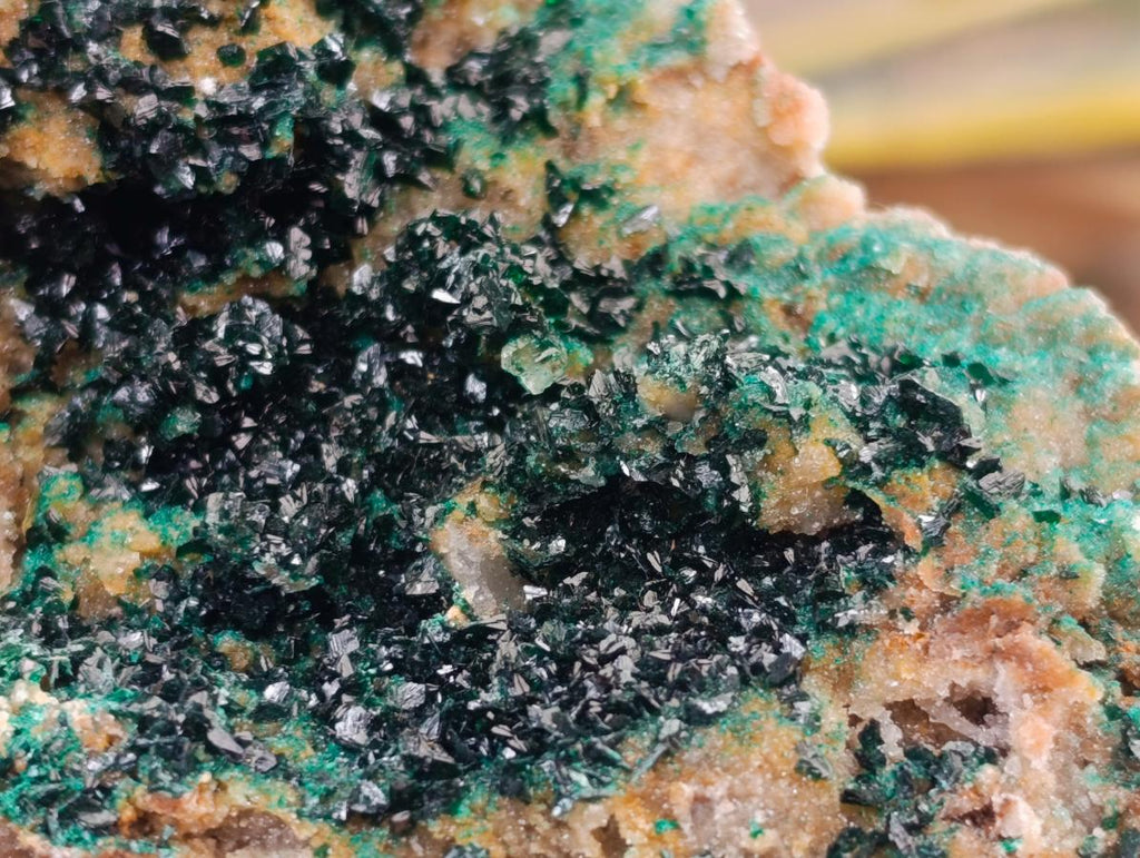 Natural Crystalline Malachite Specimens x 2 From Tenke Fungurume, Congo - Toprock Gemstones and Minerals 