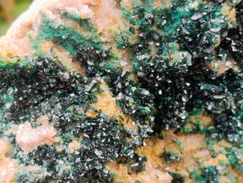 Natural Crystalline Malachite Specimens x 2 From Tenke Fungurume, Congo - Toprock Gemstones and Minerals 