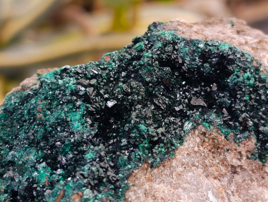 Natural Crystalline Malachite Specimens x 2 From Tenke Fungurume, Congo - Toprock Gemstones and Minerals 