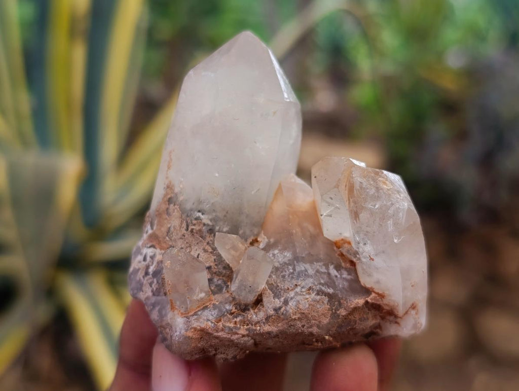 Natural Smokey Quartz Specimens with Associated Minerals x 12 From Erongo, Namibia - Toprock Gemstones and Minerals 