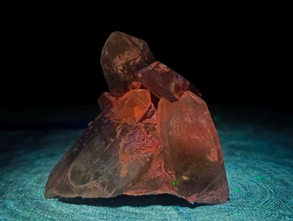 Natural Smokey Quartz Specimens with Associated Minerals x 12 From Erongo, Namibia - Toprock Gemstones and Minerals 