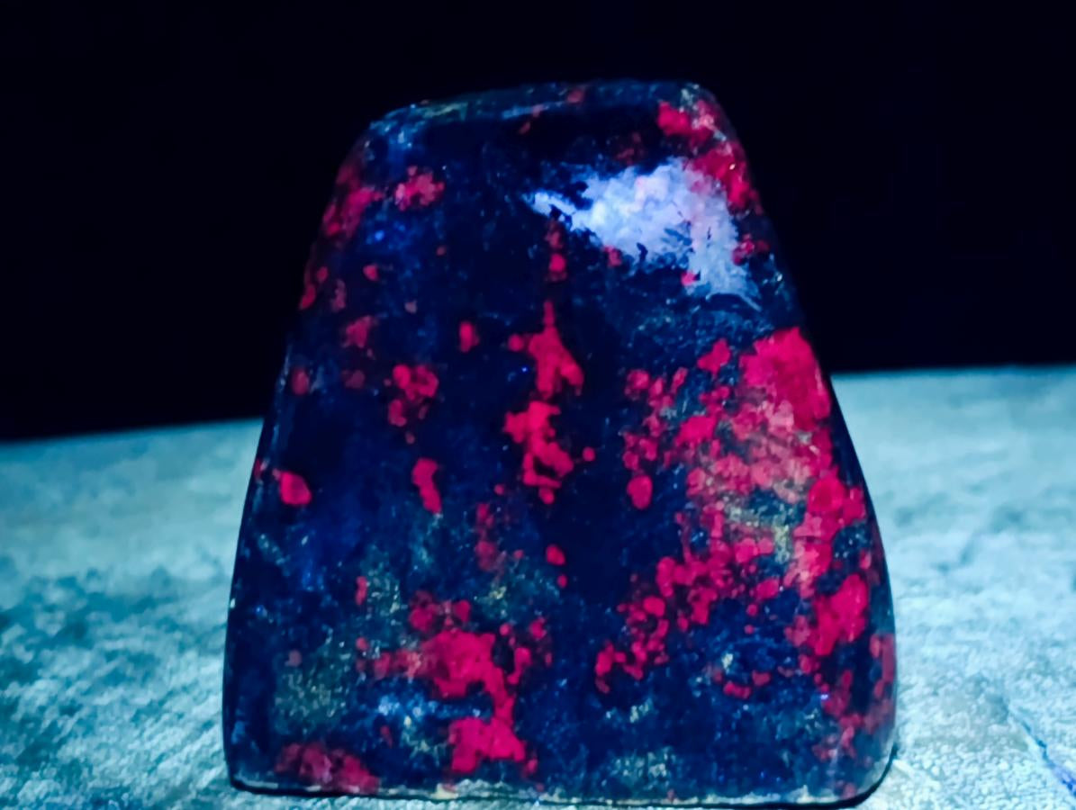 Polished Ruby Corundum In Chrome Verdite Standing Free Forms x 3 From Mutoko, Zimbabwe - Toprock Gemstones and Minerals 