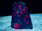 Polished Ruby Corundum In Chrome Verdite Standing Free Forms x 3 From Mutoko, Zimbabwe - Toprock Gemstones and Minerals 