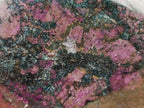 Polished Ruby Corundum In Chrome Verdite Standing Free Forms x 3 From Mutoko, Zimbabwe - Toprock Gemstones and Minerals 