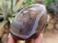 Polished Dendritic Agate Standing Free Forms x 6 From Moralambo, Madagascar - Toprock Gemstones and Minerals 