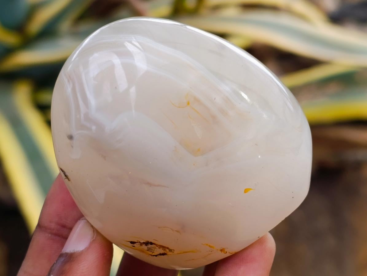 Polished Dendritic Agate Standing Free Forms x 6 From Moralambo, Madagascar - Toprock Gemstones and Minerals 