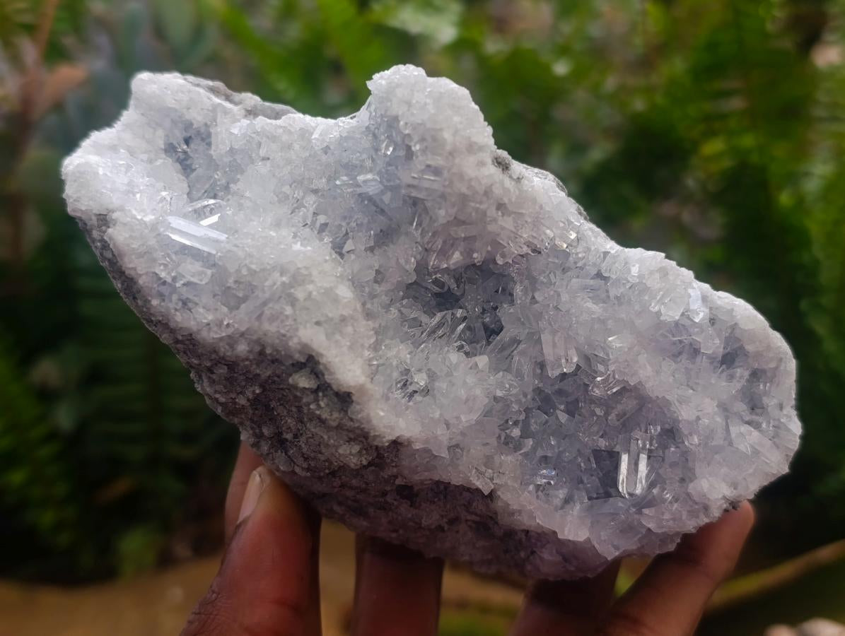Natural Blue Celestite Specimens x 2 From Sakoany, Madagascar - Toprock Gemstones and Minerals 