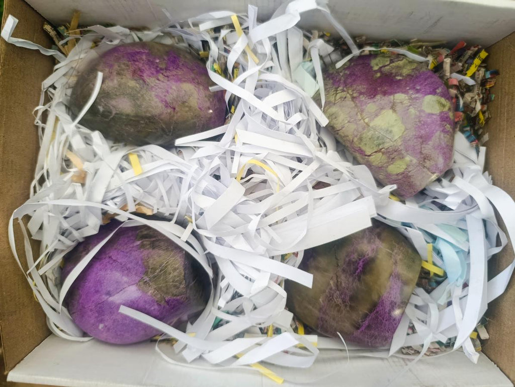 Polished Stichtite Standing Free Forms x 4 From Barberton, South Africa - Toprock Gemstones and Minerals 