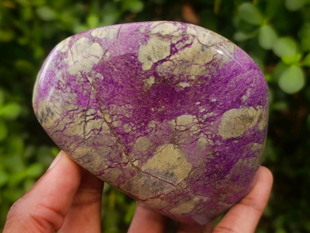 Polished Stichtite Standing Free Forms x 4 From Barberton, South Africa - Toprock Gemstones and Minerals 
