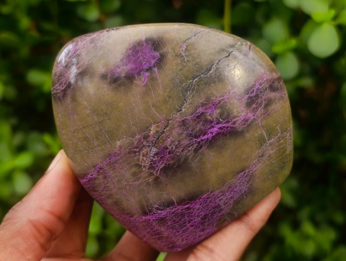 Polished Stichtite Standing Free Forms x 4 From Barberton, South Africa - Toprock Gemstones and Minerals 