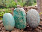 Polished Amazonite Free Forms x 9 From Zimbabwe - Toprock Gemstones and Minerals 
