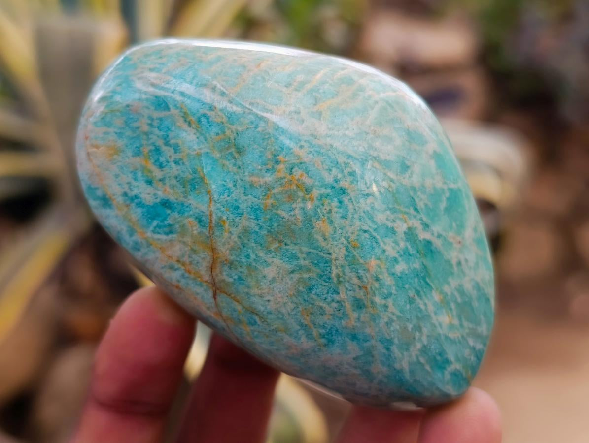 Polished Amazonite Free Forms x 9 From Zimbabwe - Toprock Gemstones and Minerals 