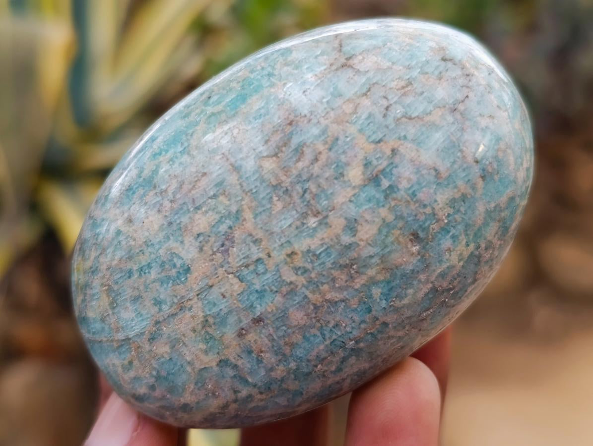 Polished Amazonite Free Forms x 9 From Zimbabwe - Toprock Gemstones and Minerals 