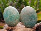 Polished Amazonite Free Forms x 9 From Zimbabwe - Toprock Gemstones and Minerals 