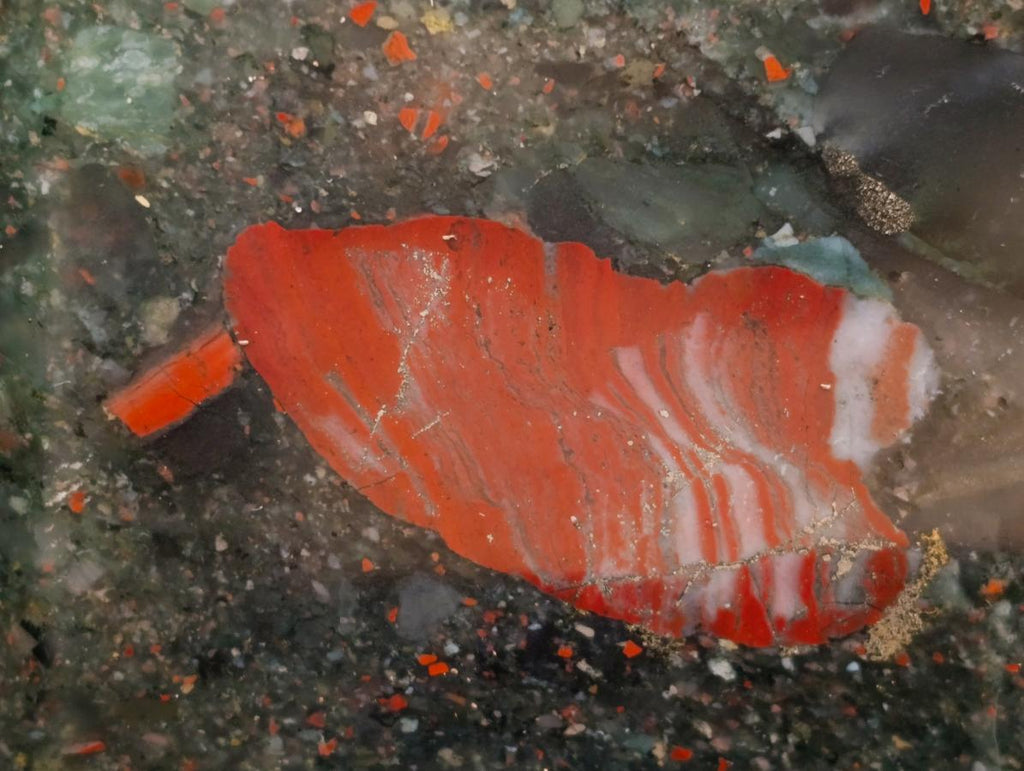 Polished XL Bloodstone Display Crystal x 1 From Swaziland - Toprock Gemstones and Minerals 