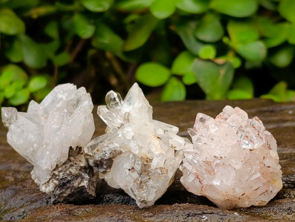 Natural Brandberg Window Quartz Crystals x 24 From Brandberg, Namibia - Toprock Gemstones and Minerals 