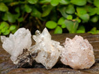 Natural Brandberg Window Quartz Crystals x 24 From Brandberg, Namibia - Toprock Gemstones and Minerals 
